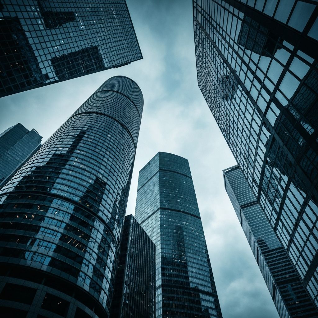 Modern city skyline